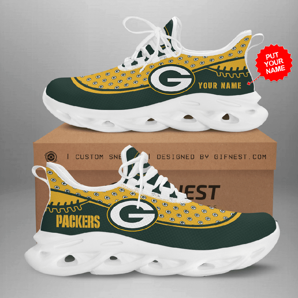Green Bay Packers Max Soul Shoes Sneakers For Men And Women