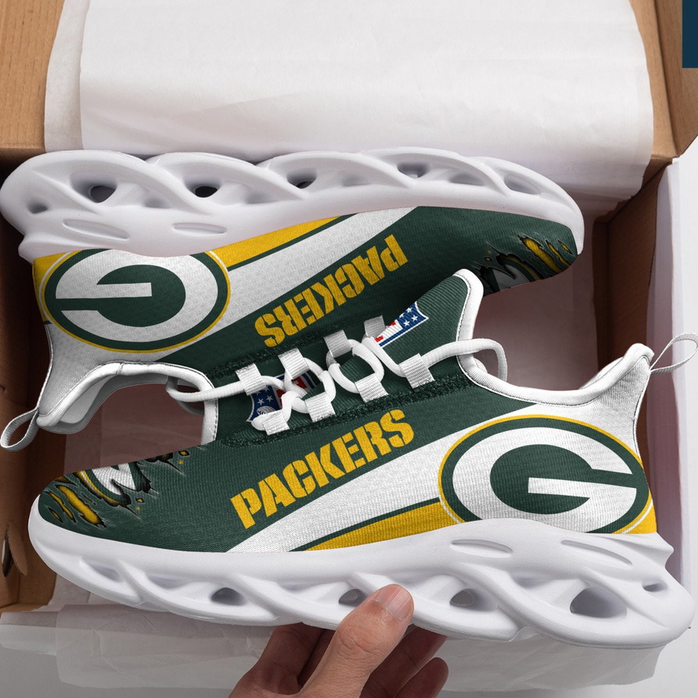 Green Bay Packers Max Soul Shoes Sneakers For Men And Women