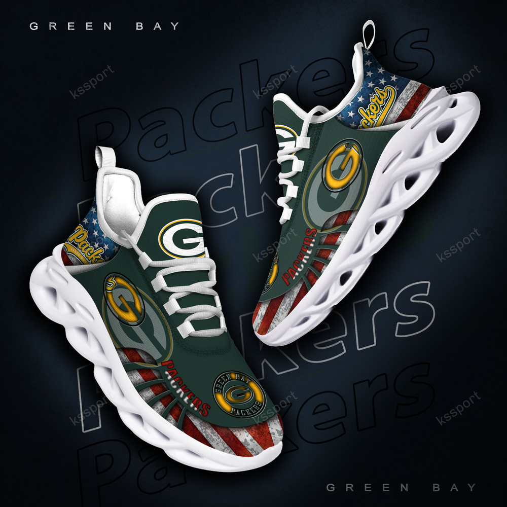 Green Bay Packers Max Soul Shoes Sneakers For Men And Women