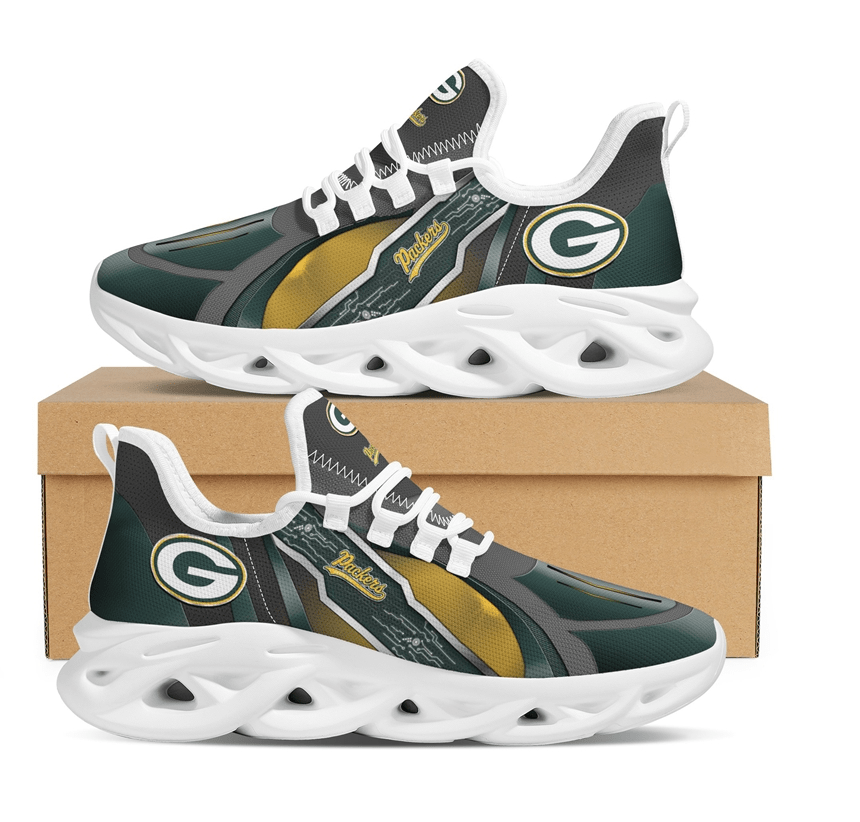 Green Bay Packers Max Soul Shoes Sneakers For Men And Women