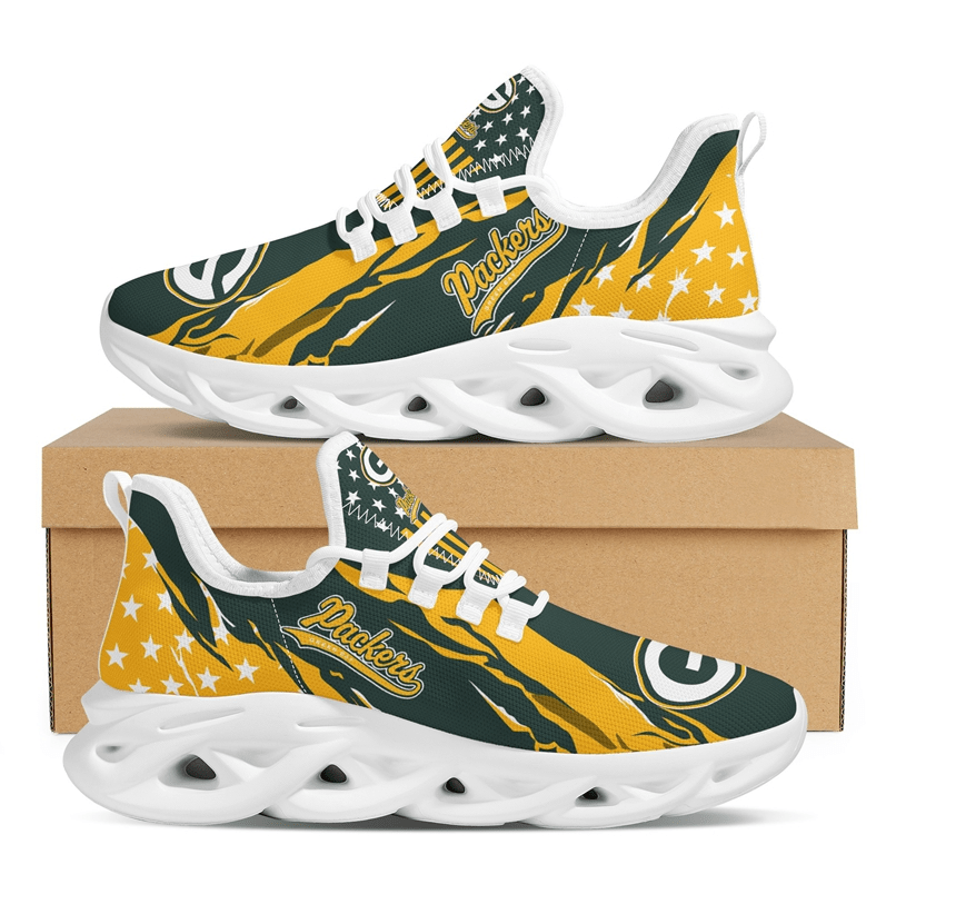 Green Bay Packers Max Soul Shoes Sneakers For Men And Women