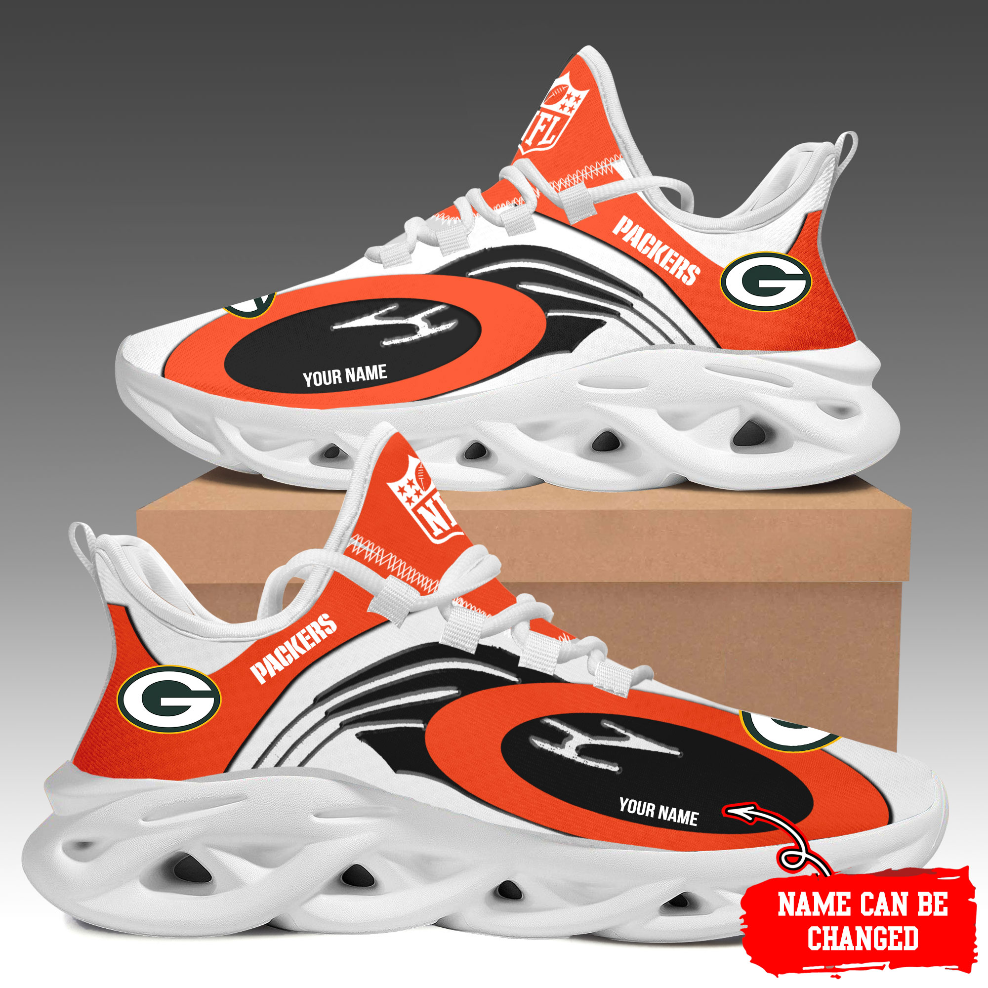 Green Bay Packers Max Soul Shoes Sneakers For Men And Women