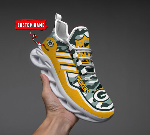 Green Bay Packers NFL Max Soul Shoes Sneakers For Men And Women