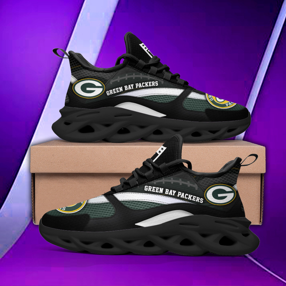 Green Bay Packers NFL Max Soul Shoes Sneakers For Men And Women