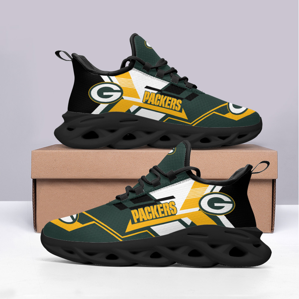 Green Bay Packers NFL Max Soul Shoes Sneakers For Men And Women