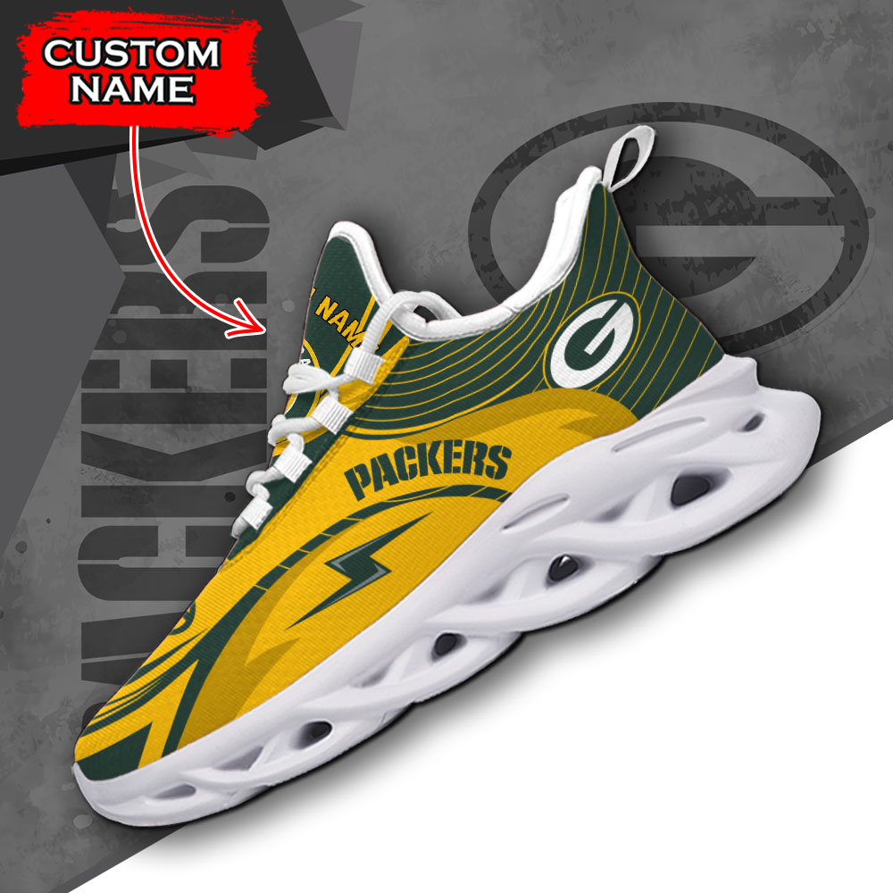 Green Bay Packers NFL Max Soul Shoes Sneakers For Men And Women