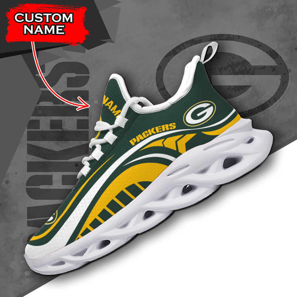 Green Bay Packers NFL Max Soul Shoes Sneakers For Men And Women