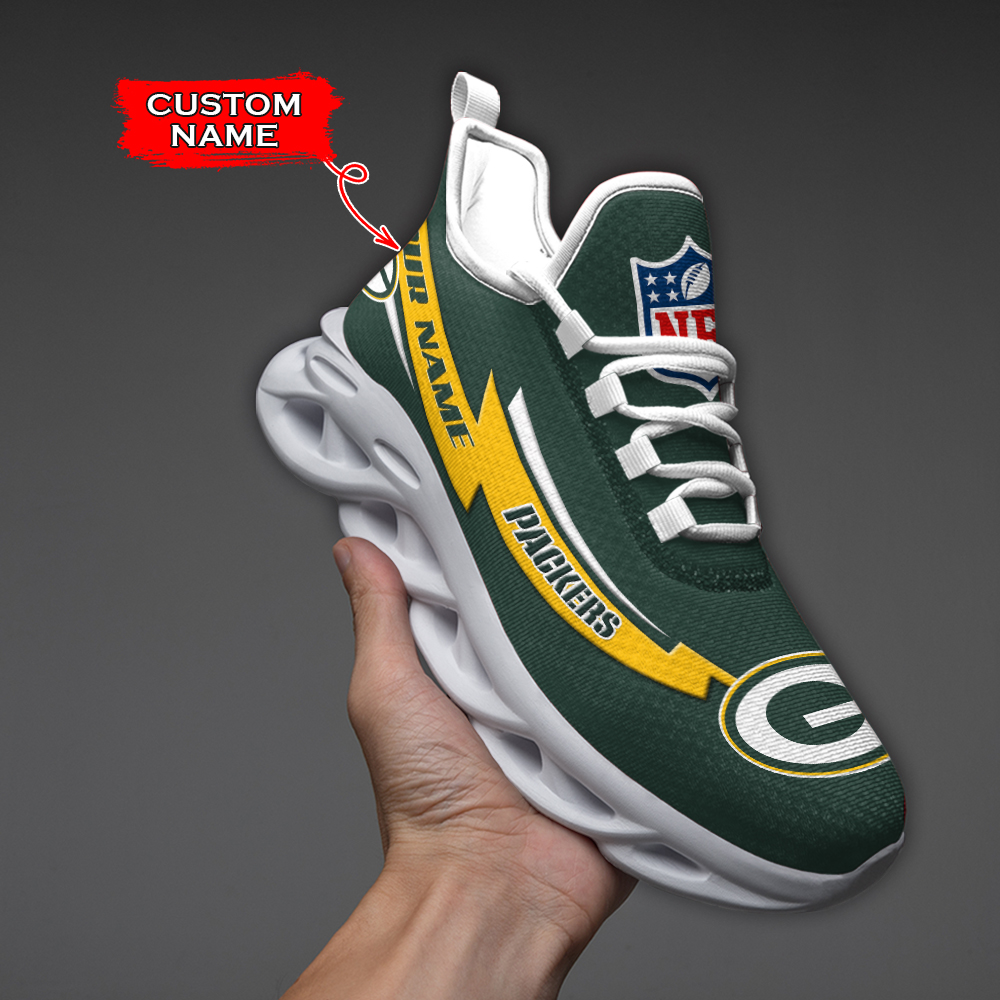 Green Bay Packers NFL Max Soul Shoes Sneakers For Men And Women