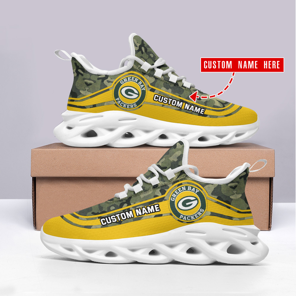 Green Bay Packers NFL Max Soul Shoes Sneakers For Men And Women