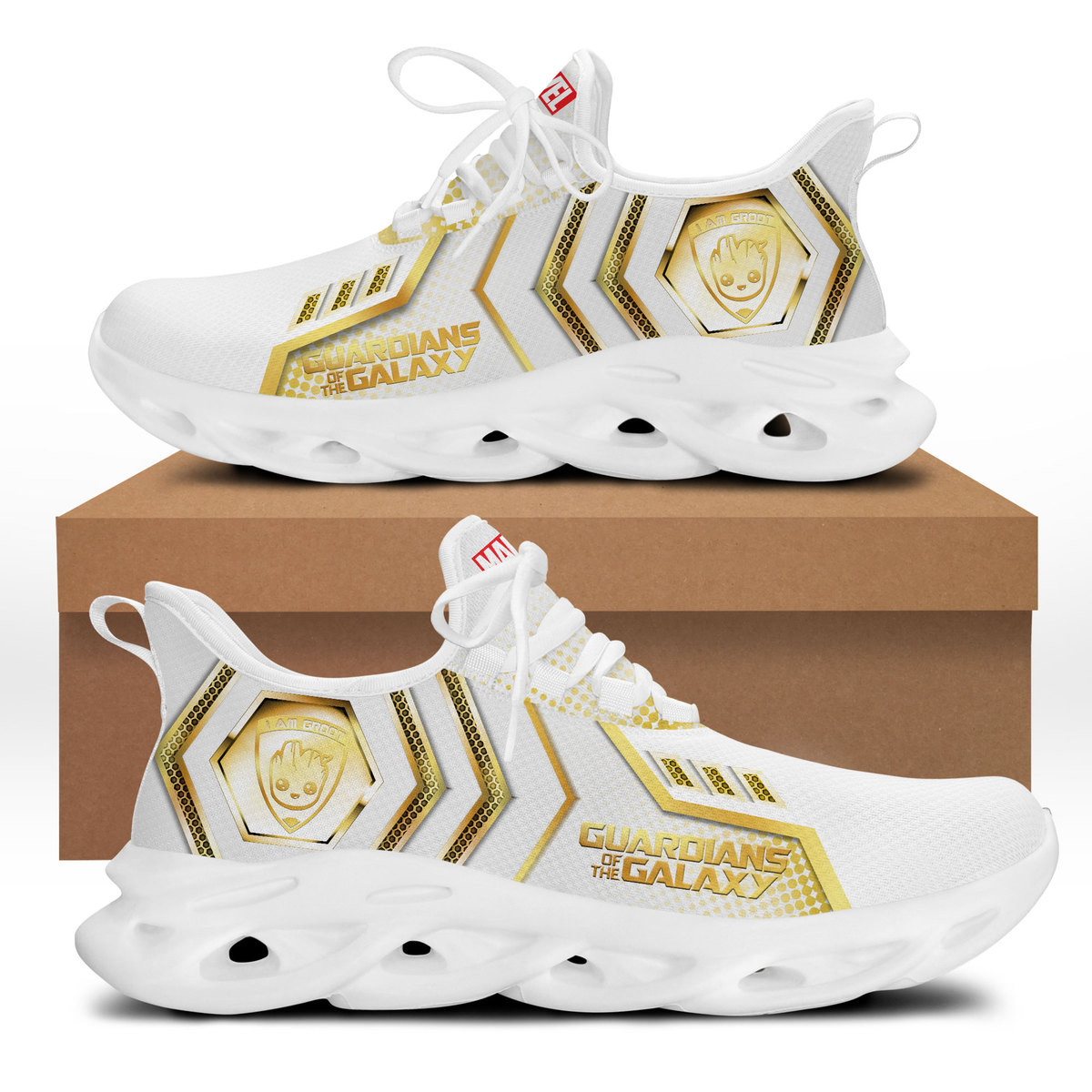 Guardians of the Galaxy Rocket I Am Groot Max Soul Shoes Sneakers For Men And Women
