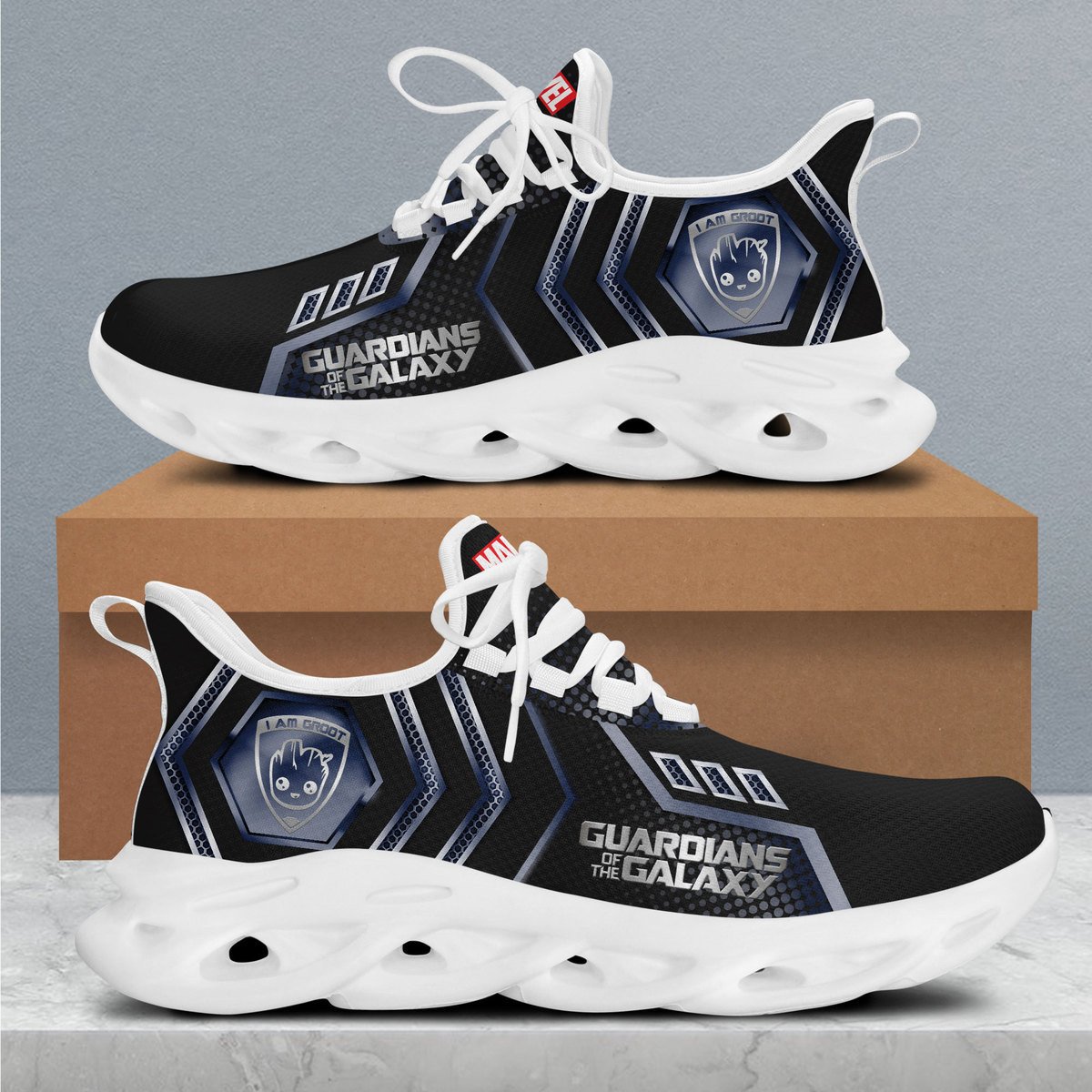 Guardians of the Galaxy Rocket I Am Groot Max Soul Shoes Sneakers For Men And Women