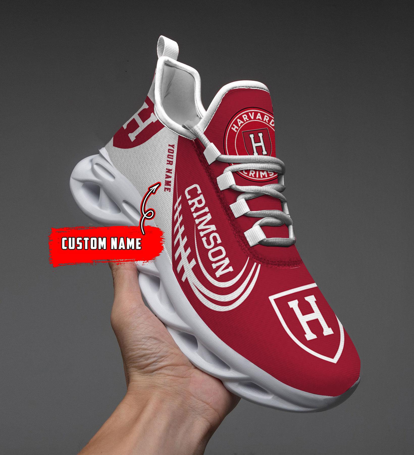Harvard Crimson Max Soul Shoes Sneakers For Men And Women