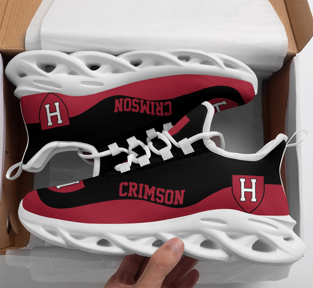 Harvard Crimson Max Soul Shoes Sneakers For Men And Women