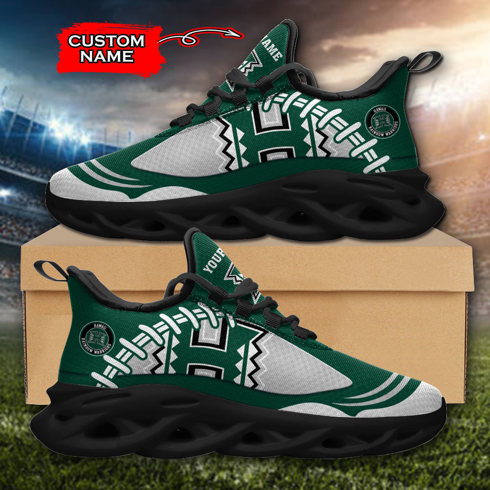 Hawaii Rainbow Warriors NCAA Max Soul Shoes Sneakers For Men And Women