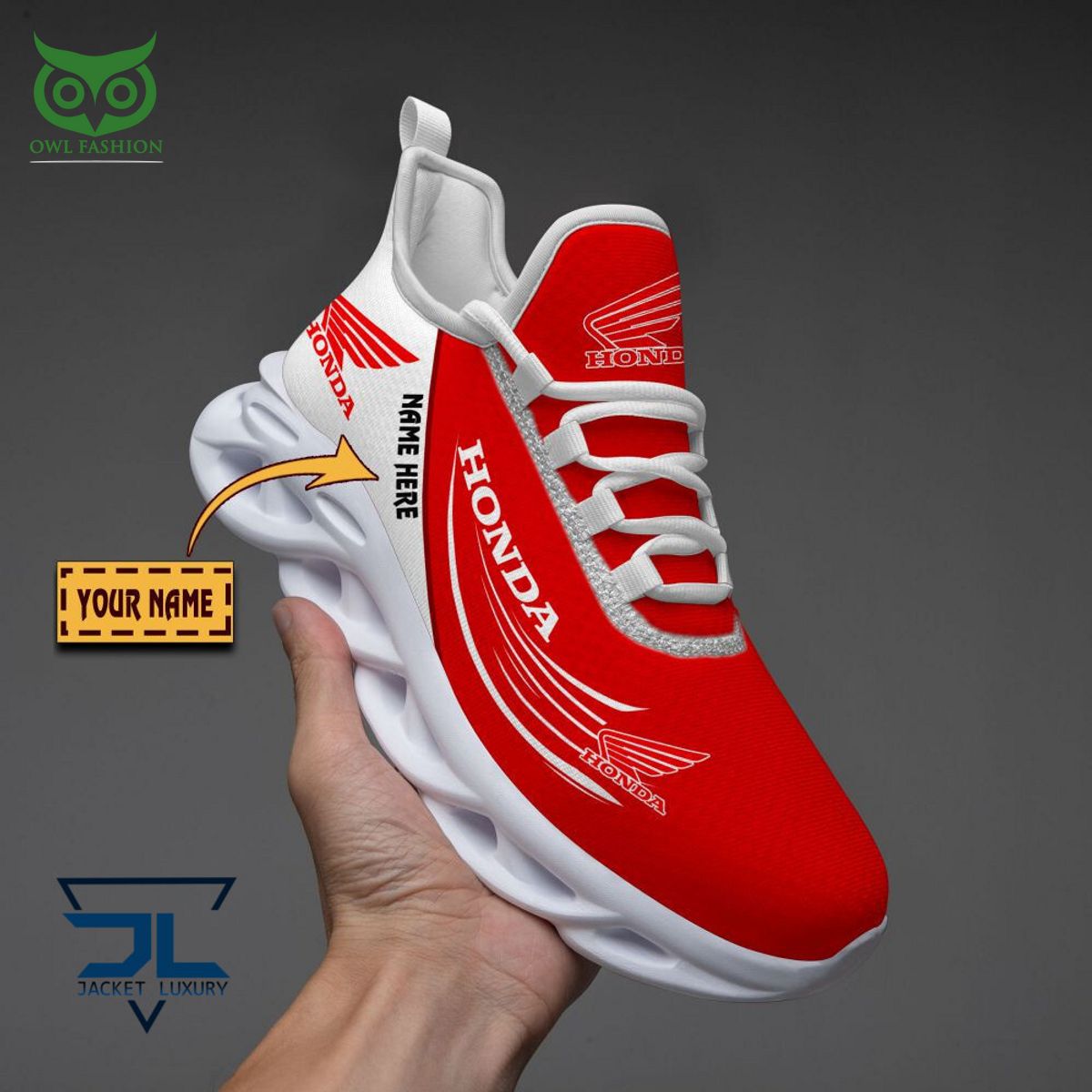 Honda Motorcycle Max Soul Shoes Sneakers For Men And Women