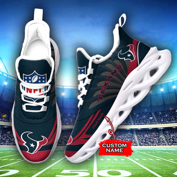 Houston Texans NFL Max Soul Shoes Sneakers For Men And Women