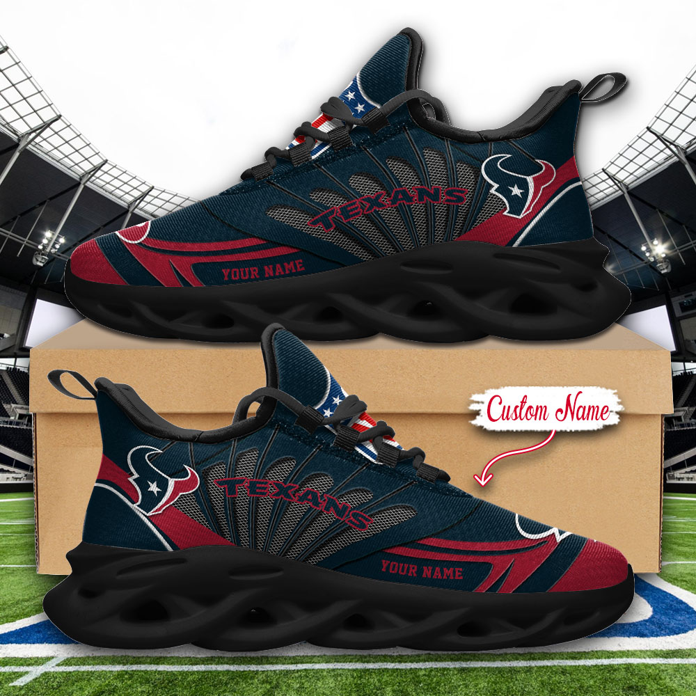 Houston Texans NFL Max Soul Shoes Sneakers For Men And Women