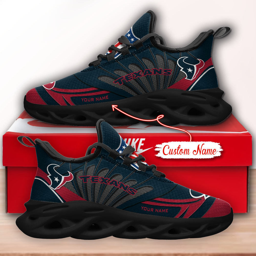Houston Texans NFL Max Soul Shoes Sneakers For Men And Women