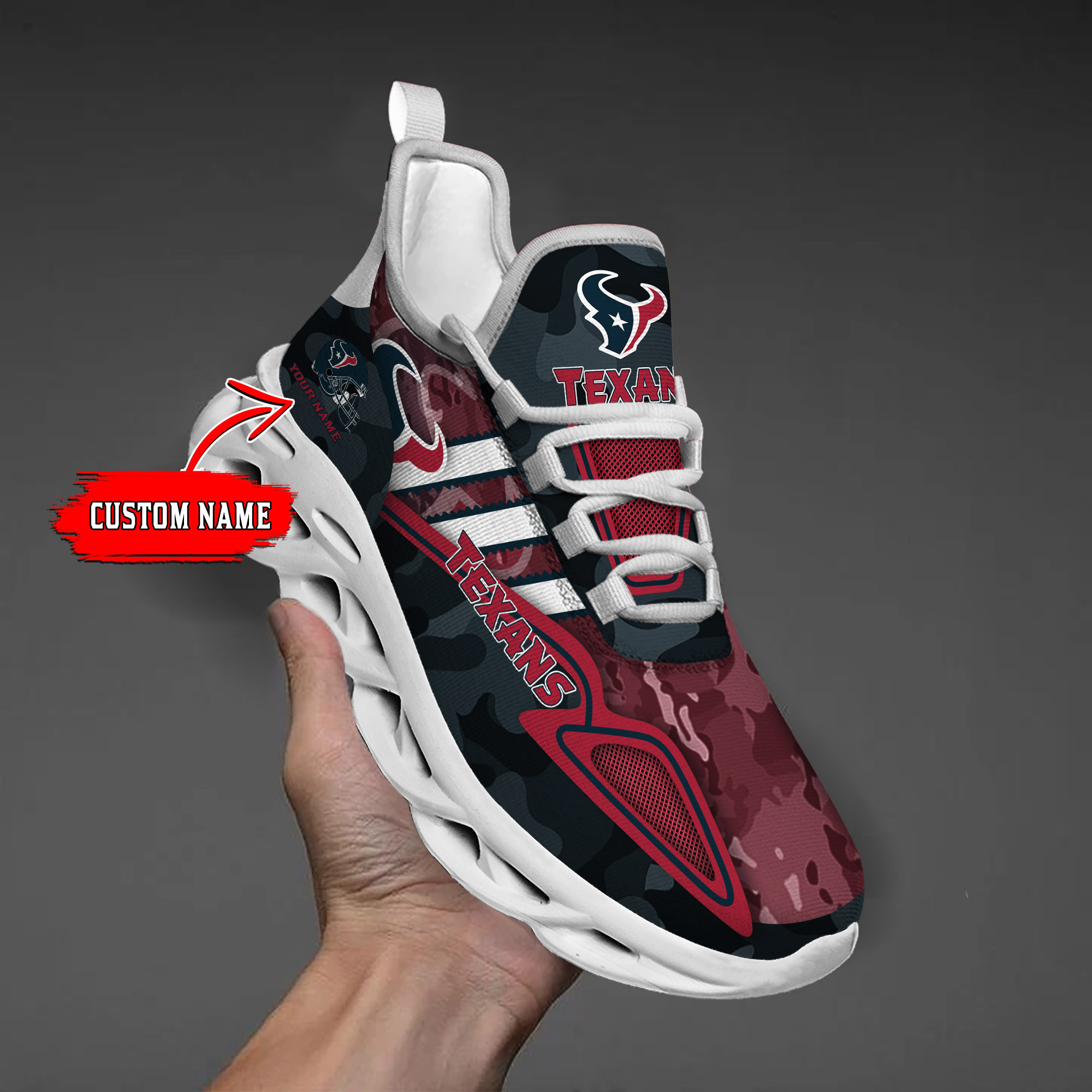 Houston Texans NFL Max Soul Shoes Sneakers For Men And Women