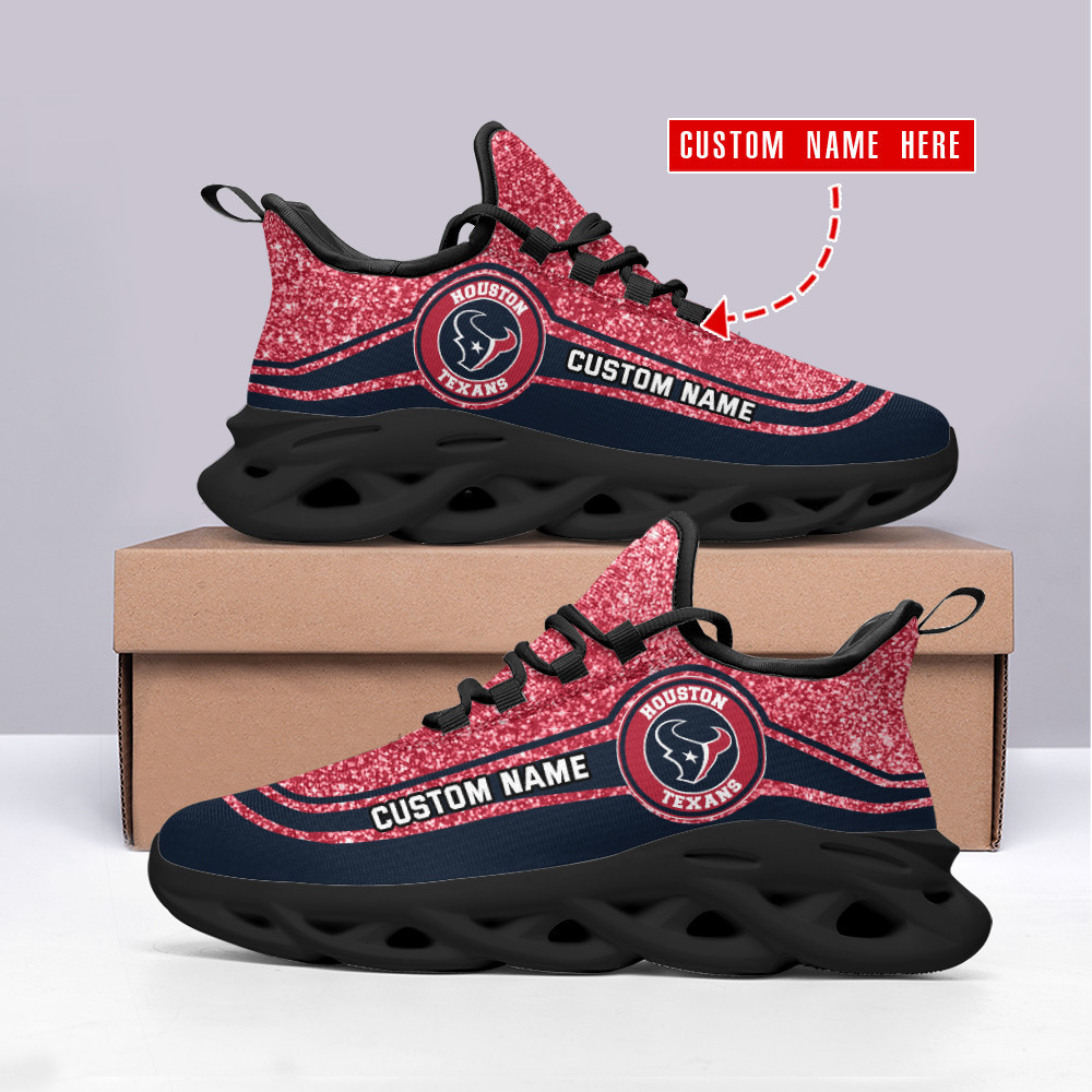 Houston Texans NFL Max Soul Shoes Sneakers For Men And Women