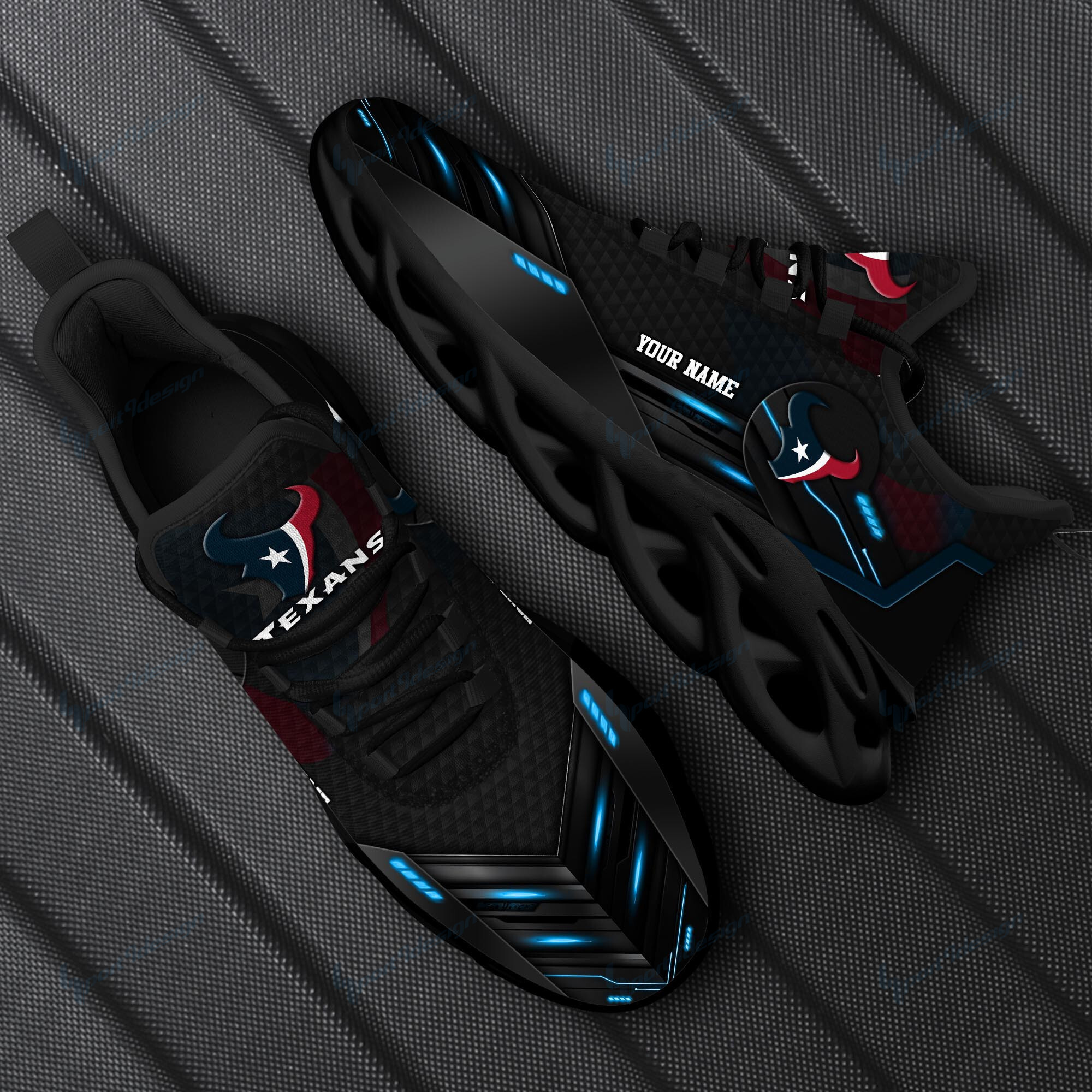 Houston Texans NFL Max Soul Shoes Sneakers For Men And Women