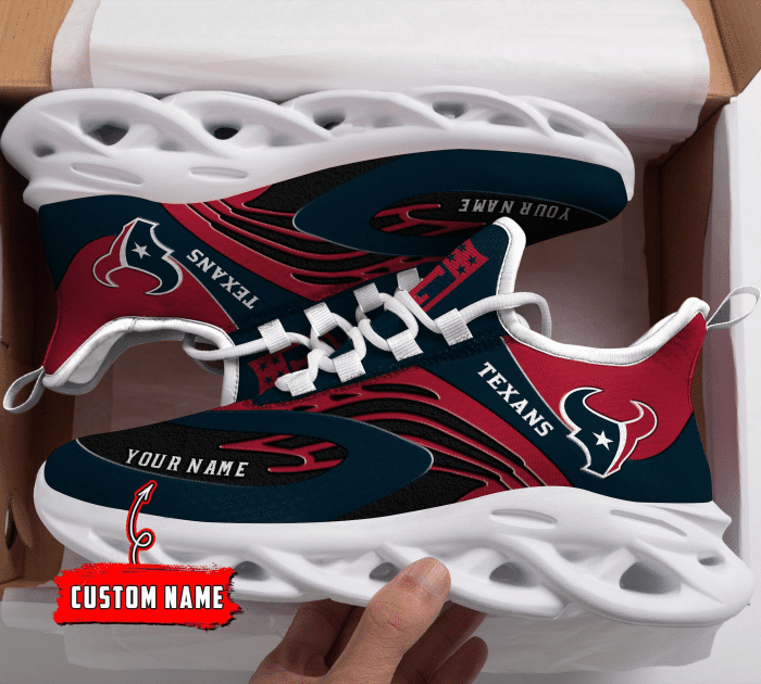 Houston Texans NFL Max Soul Shoes Sneakers For Men And Women