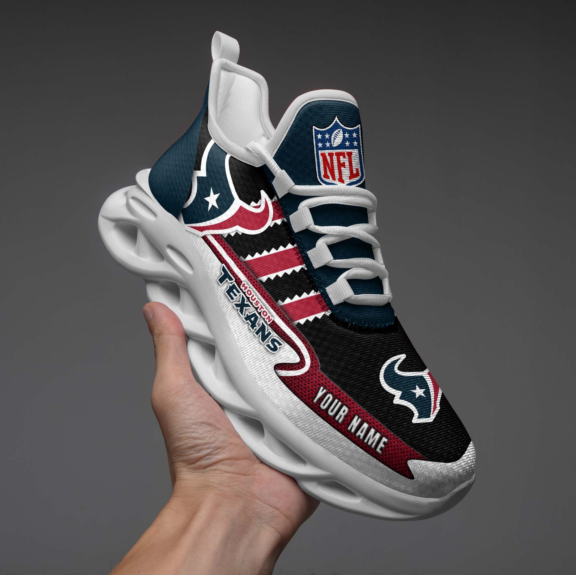 Houston Texans NFL Max Soul Shoes Sneakers For Men And Women