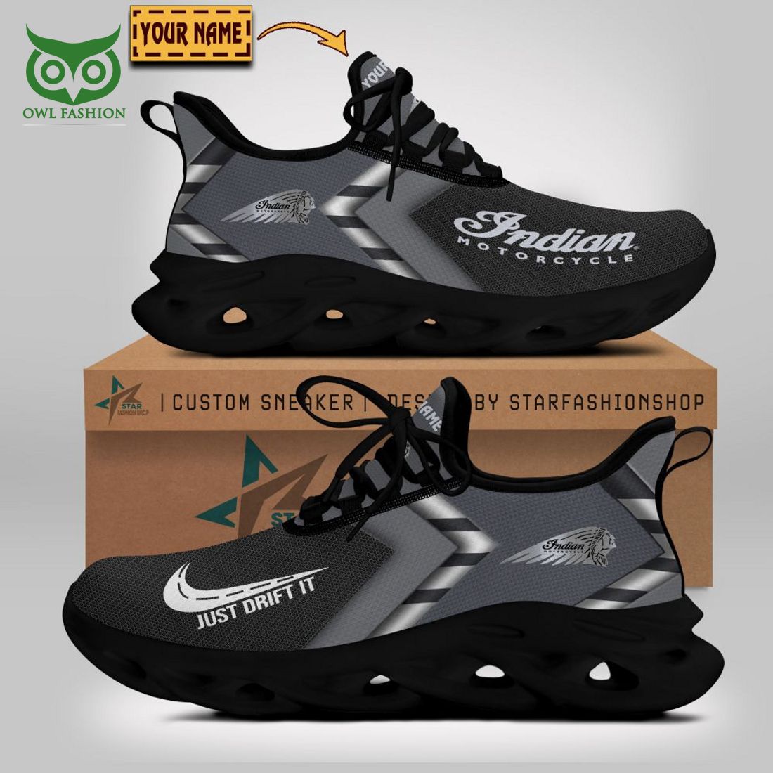 Indian Motorcycle Max Soul Shoes Sneakers For Men And Women