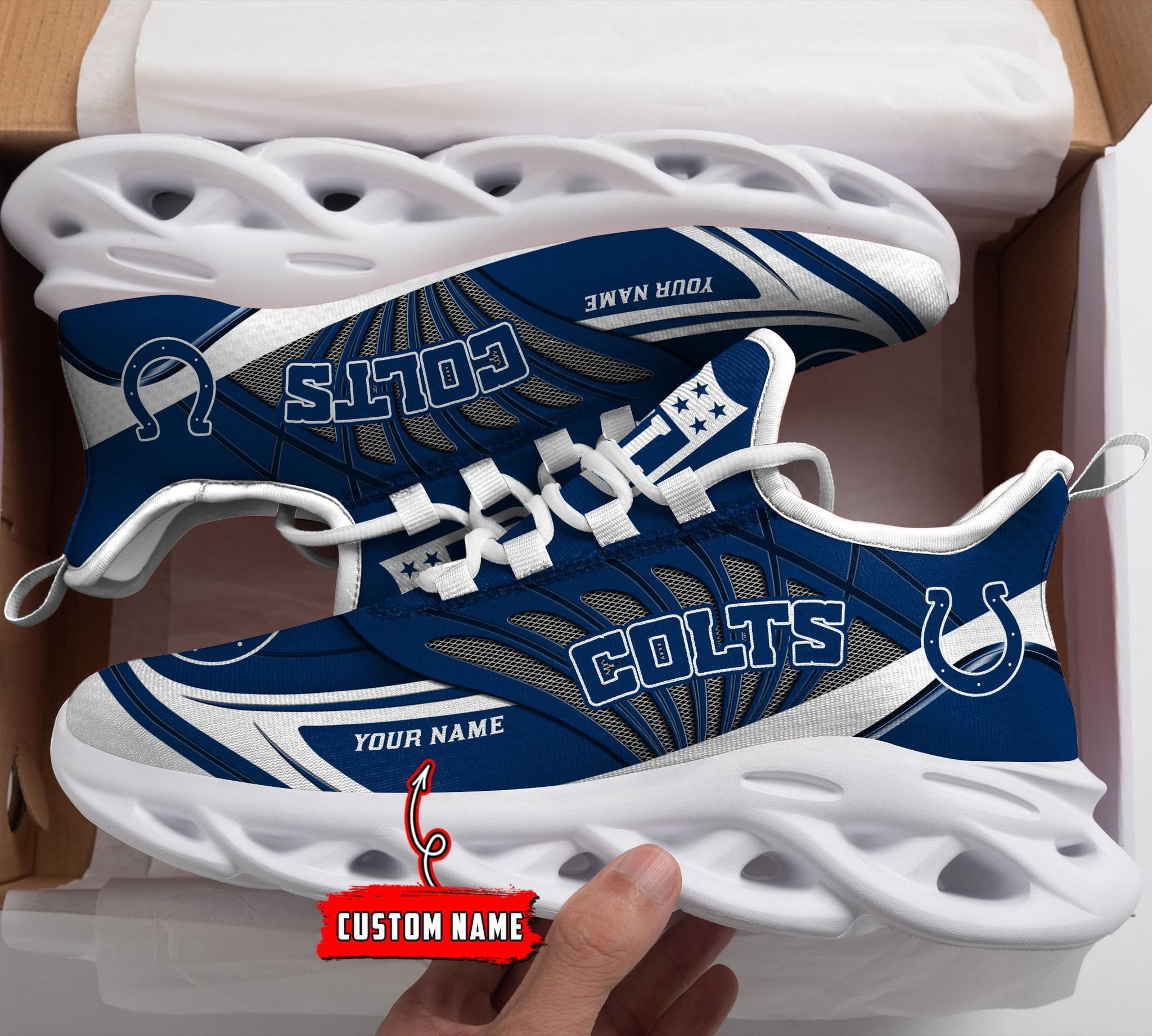 Indianapolis Colts Max Soul Shoes Sneakers For Men And Women