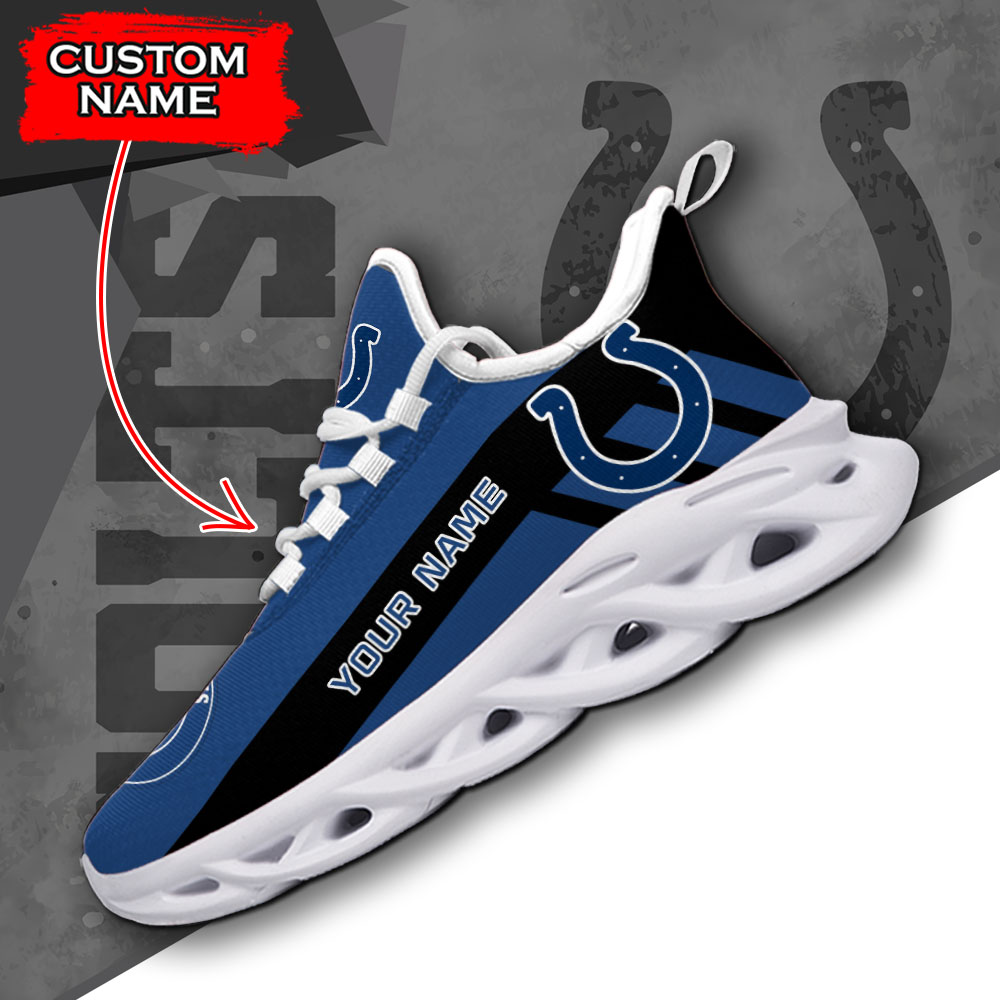 Indianapolis Colts NFL Max Soul Shoes Sneakers For Men And Women