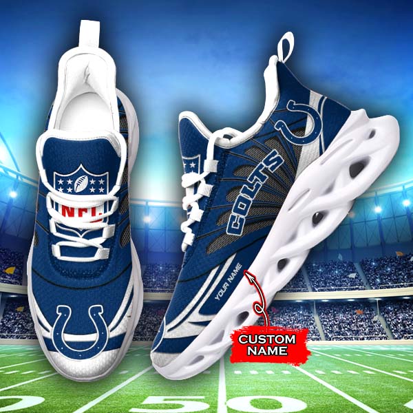 Indianapolis Colts NFL Max Soul Shoes Sneakers For Men And Women