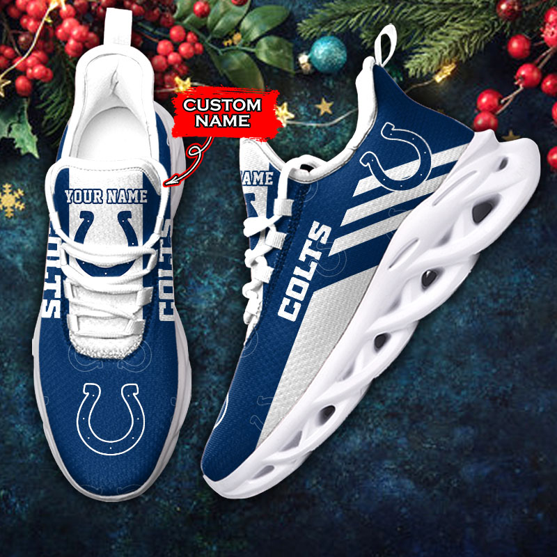 Indianapolis Colts NFL Max Soul Shoes Sneakers For Men And Women