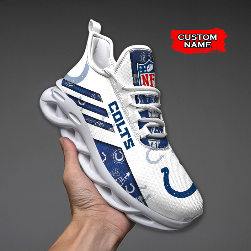 Indianapolis Colts NFL Max Soul Shoes Sneakers For Men And Women