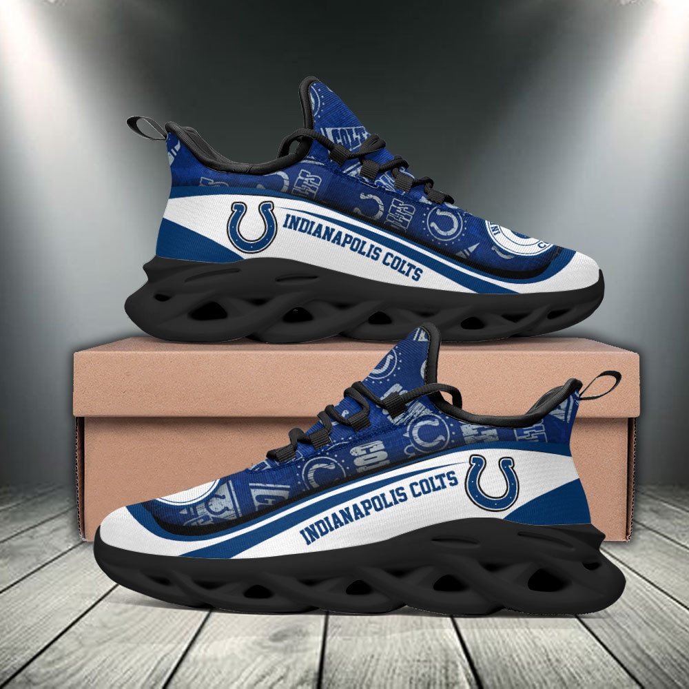 Indianapolis Colts NFL Max Soul Shoes Sneakers For Men And Women