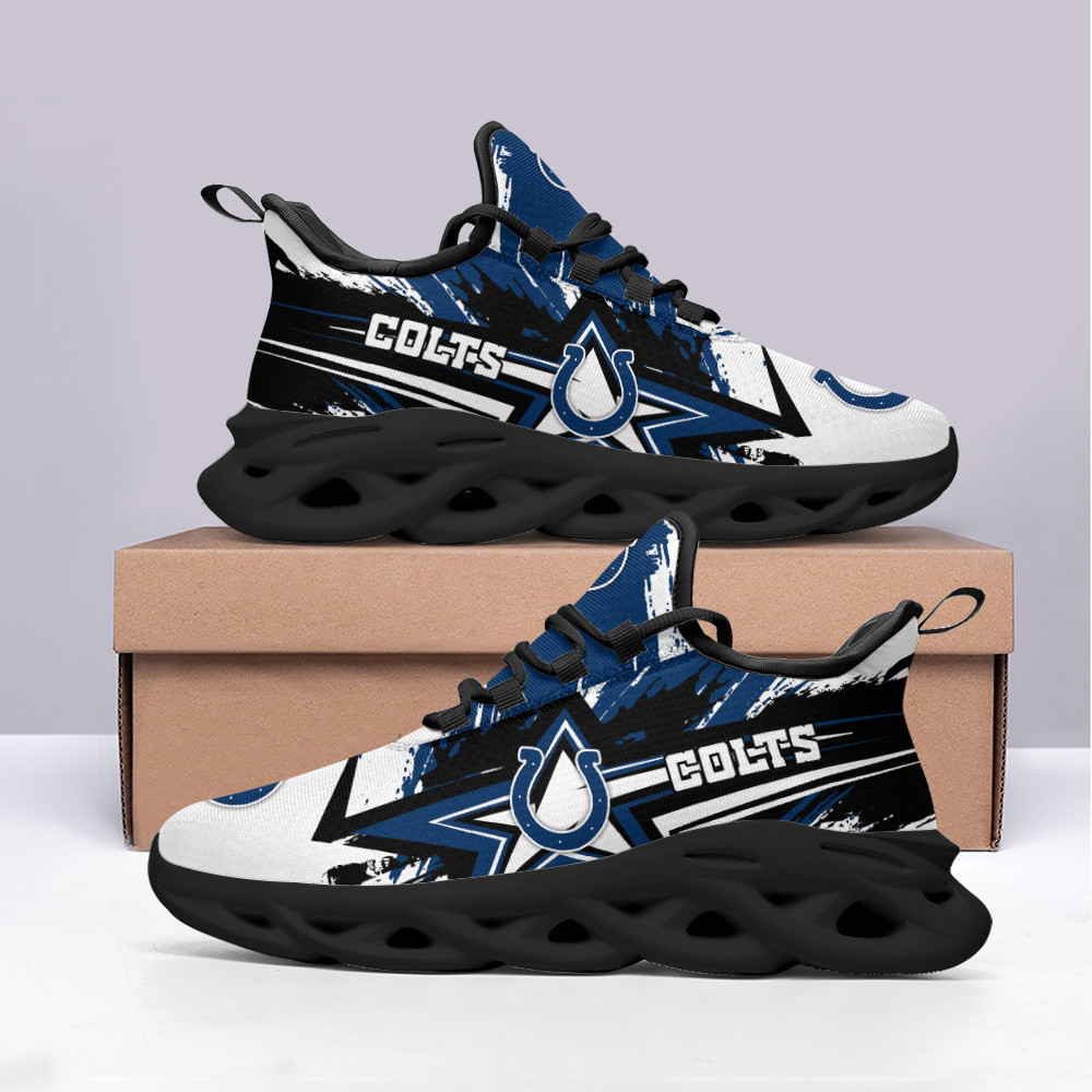 Indianapolis Colts NFL Max Soul Shoes Sneakers For Men And Women