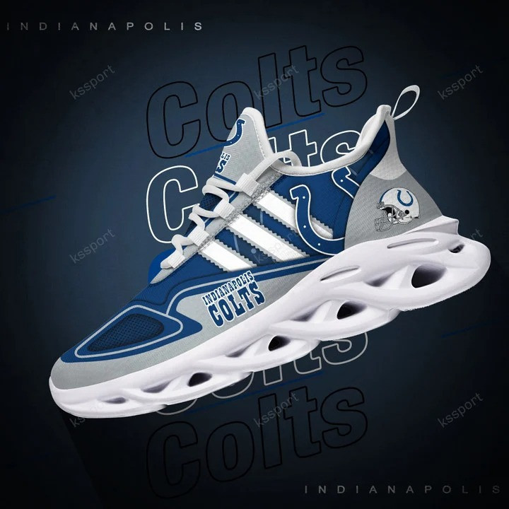 Indianapolis Colts NFL Max Soul Shoes Sneakers For Men And Women