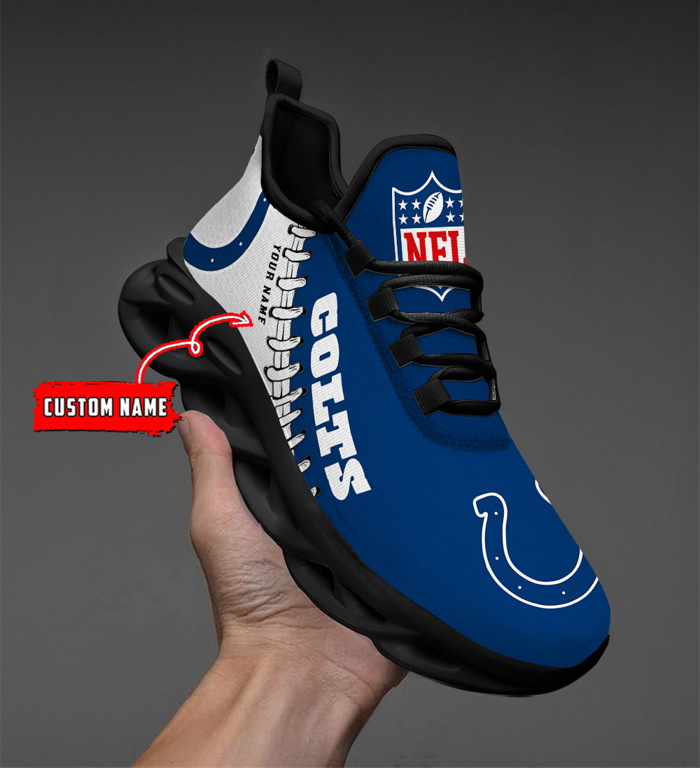 Indianapolis Colts NFL Max Soul Shoes Sneakers For Men And Women