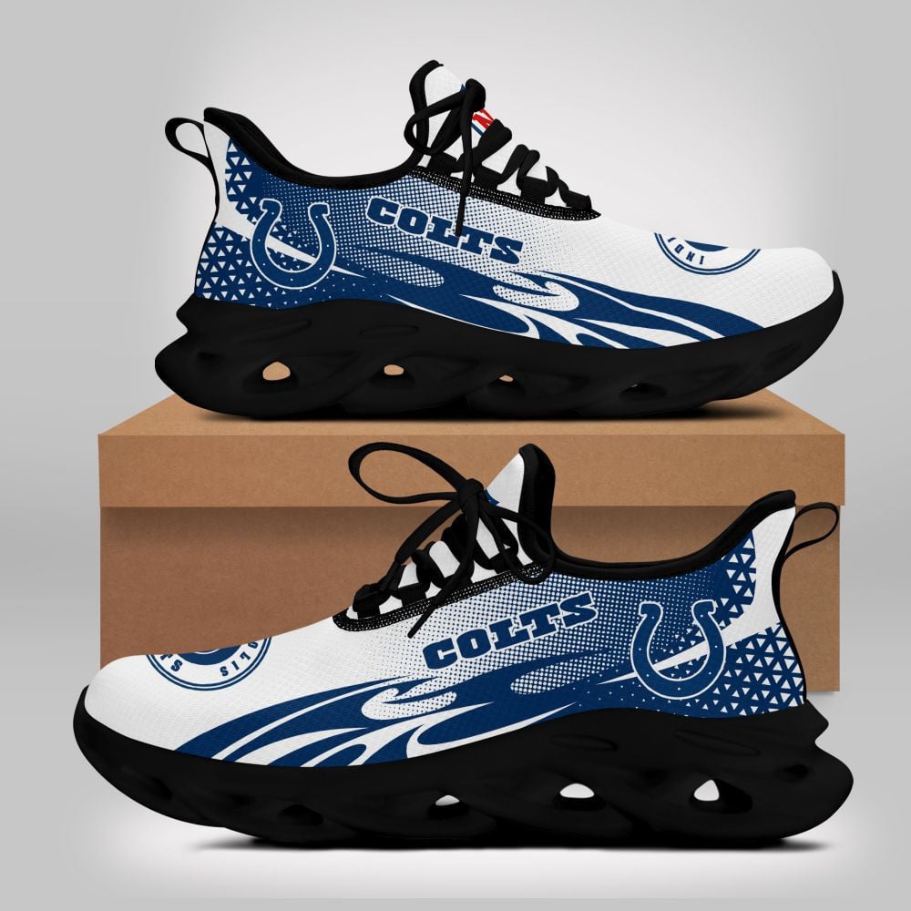 Indianapolis Colts NFL Max Soul Shoes Sneakers For Men And Women