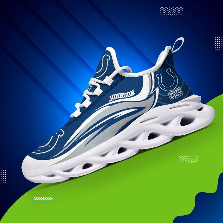 Indianapolis Colts NFL Max Soul Shoes Sneakers For Men And Women