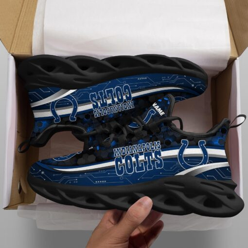 Indianapolis Colts NFL Max Soul Shoes Sneakers For Men And Women