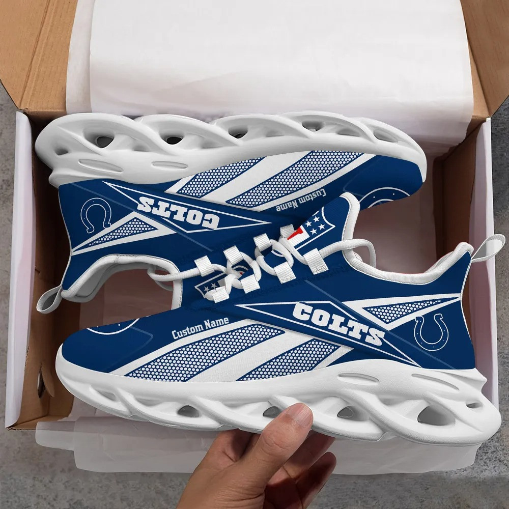 Indianapolis Colts NFL Max Soul Shoes Sneakers For Men And Women