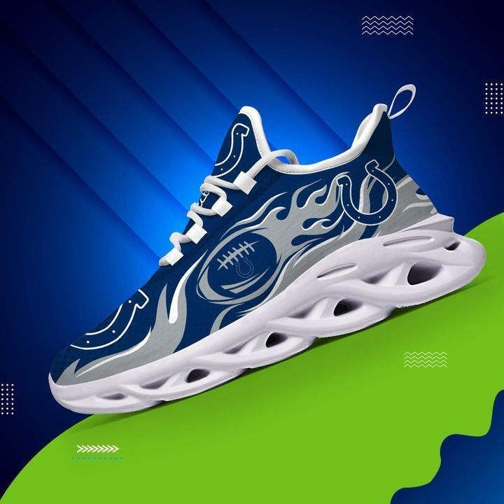 Indianapolis Colts NFL Max Soul Shoes Sneakers For Men And Women