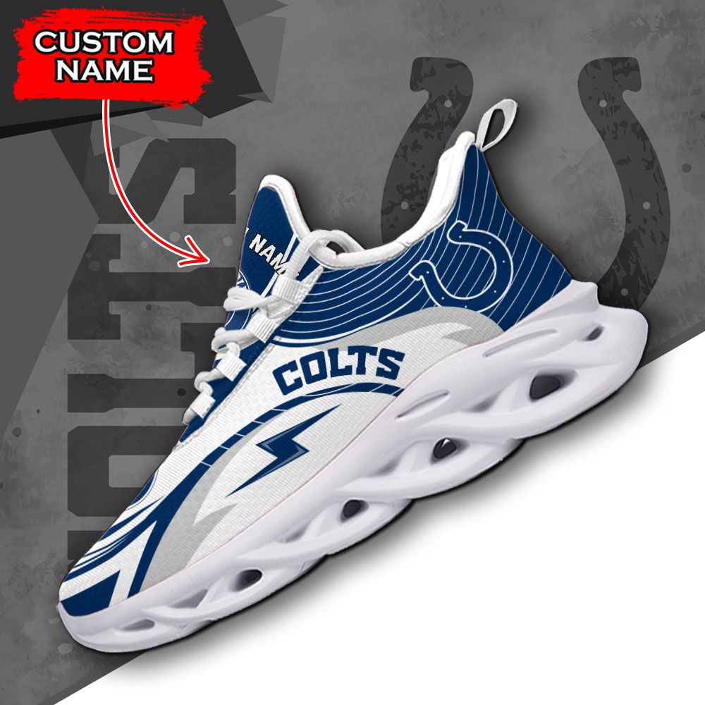 Indianapolis Colts NFL Max Soul Shoes Sneakers For Men And Women