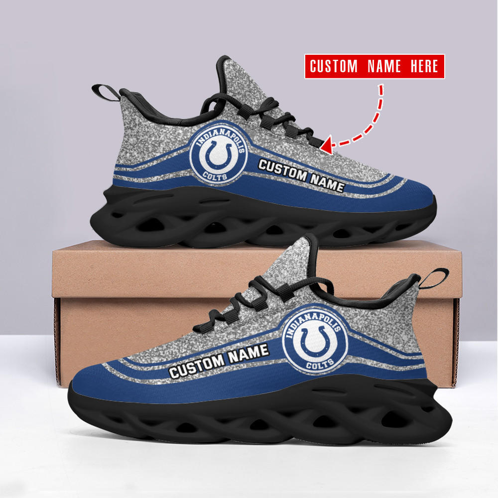 Indianapolis Colts NFL Max Soul Shoes Sneakers For Men And Women