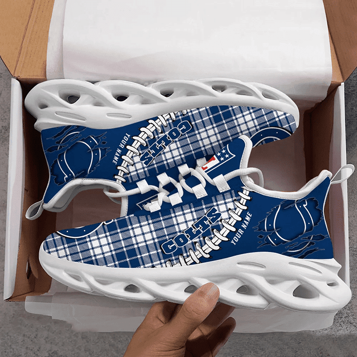 Indianapolis Colts NFL Max Soul Shoes Sneakers For Men And Women