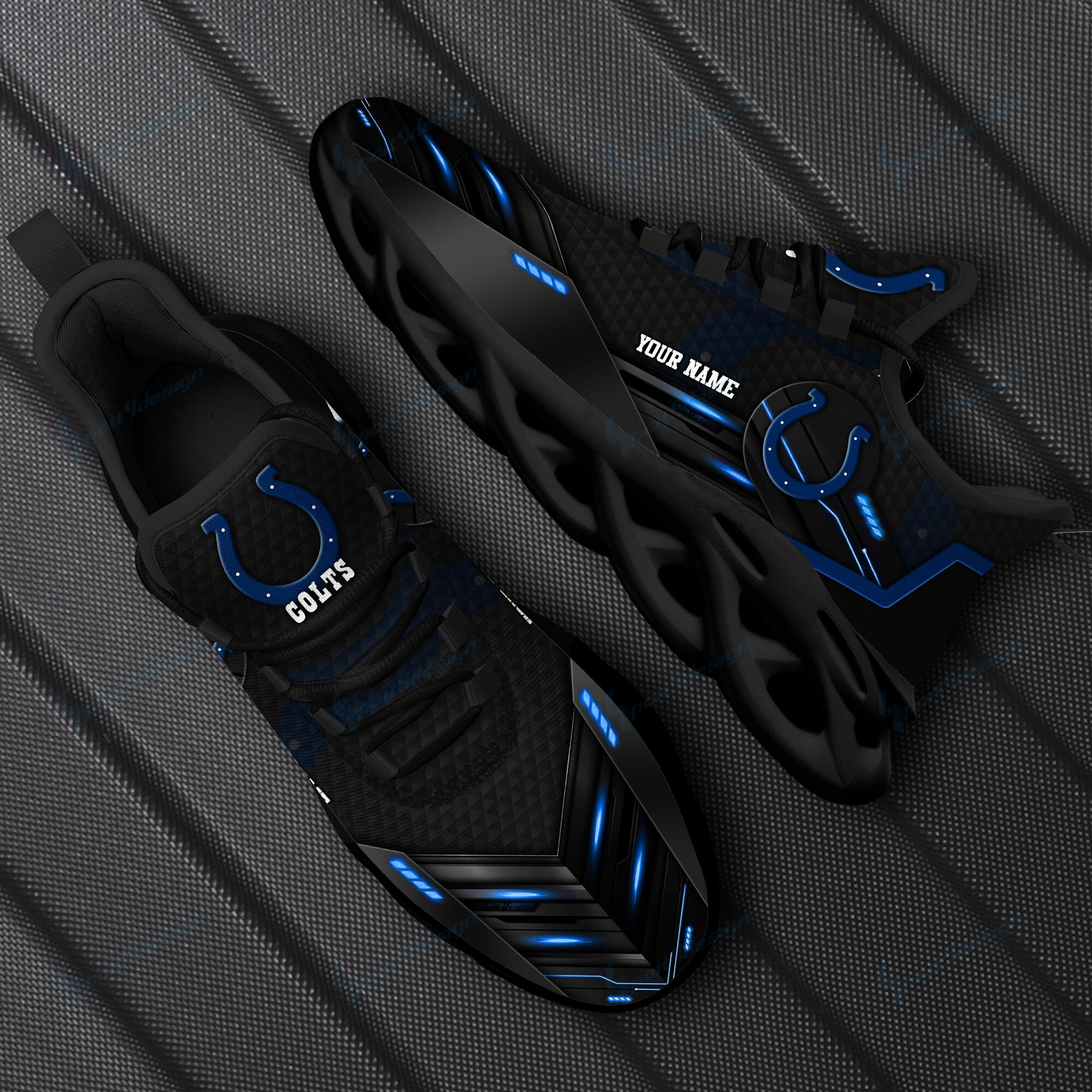 Indianapolis Colts NFL Max Soul Shoes Sneakers For Men And Women