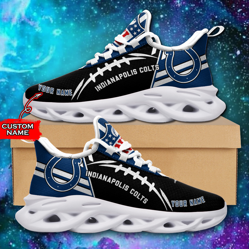 Indianapolis Colts NFL Max Soul Shoes Sneakers For Men And Women