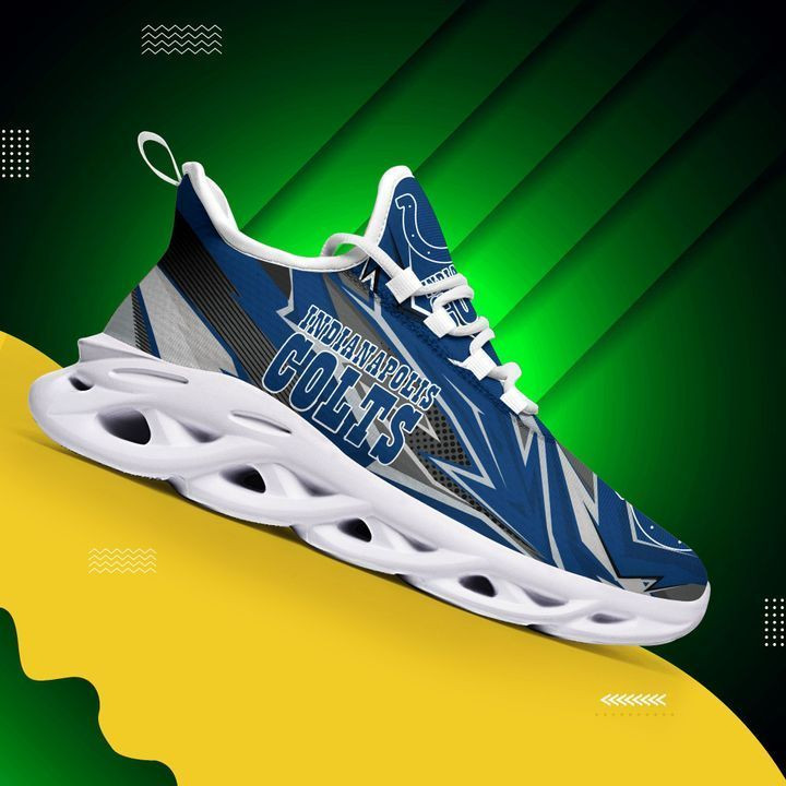 Indianapolis Colts NFL Max Soul Shoes Sneakers For Men And Women