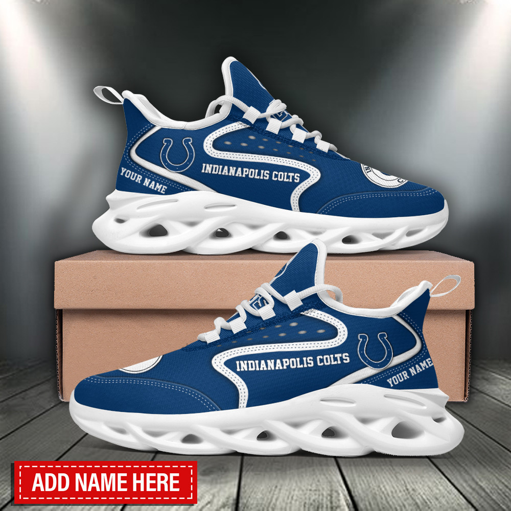 Indianapolis Colts NFL Max Soul Shoes Sneakers For Men And Women