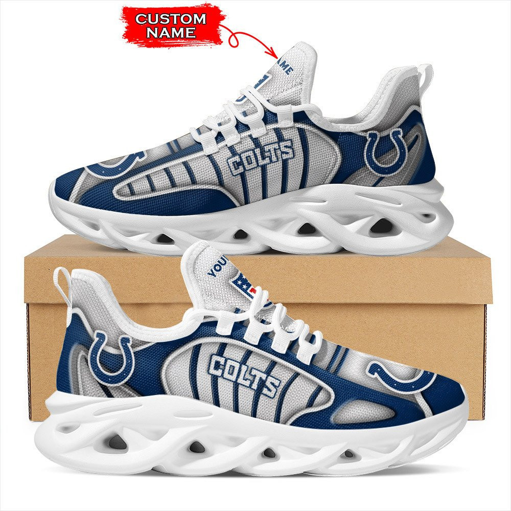 Indianapolis Colts NFL Max Soul Shoes Sneakers For Men And Women